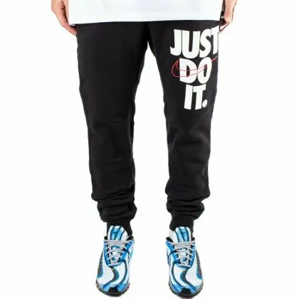 Pantalone in Felpa Uomo Nike Sportswear Jogger Just Do It Nero